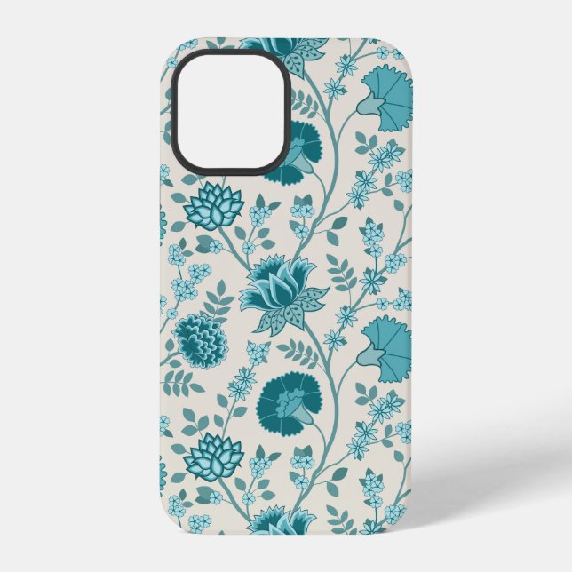 Funda Para iPhone Teatro jacobeo floral grande en crema (Reverso )