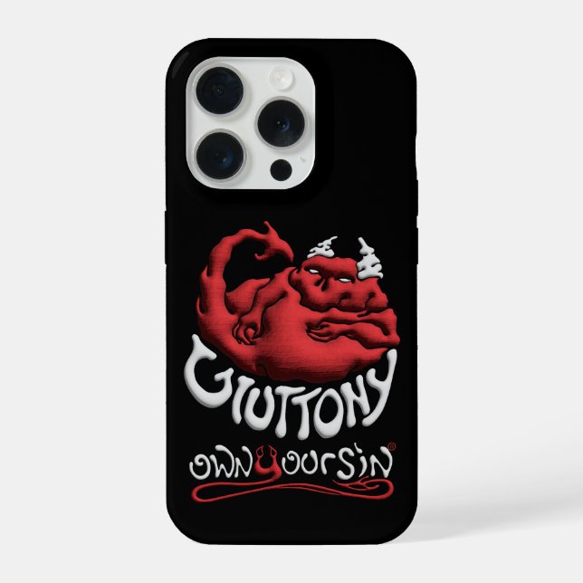 Funda Para iPhone Tech Tu Pecado Gula (Reverso )