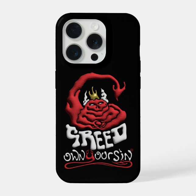 Funda Para iPhone Tech Your Sin Greed (Reverso )