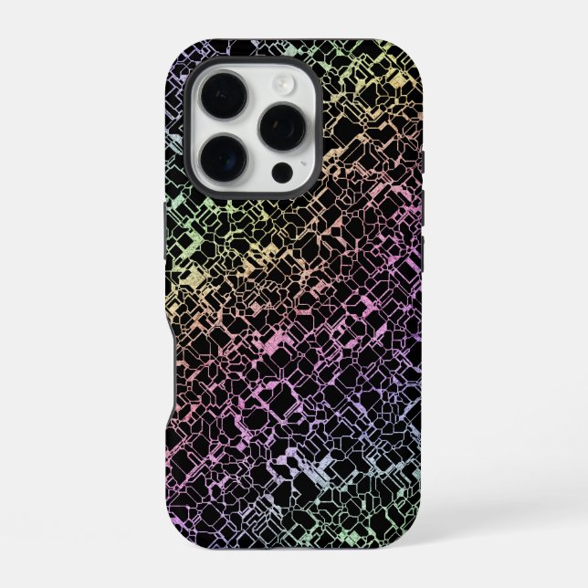 Funda Para iPhone techno rainbo : (Reverso )