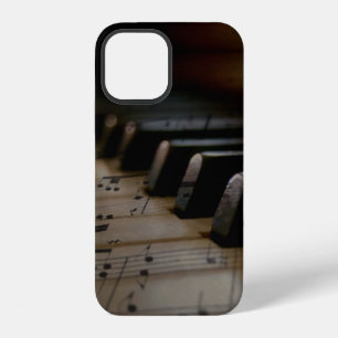 Funda Para iPhone 12 Teclas de piano de música antigua