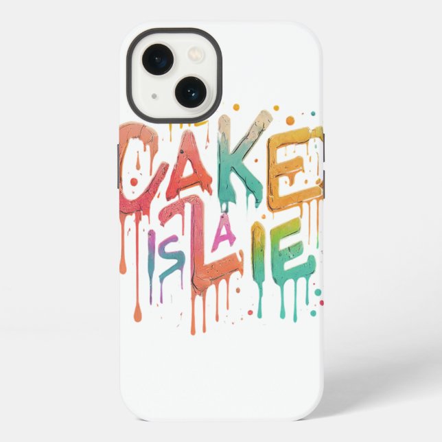 Funda Para iPhone Tee de decepción de torta" (Reverso )