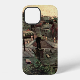 Funda Para iPhone 12 Tejados y traseras de casas de Vincent van Gogh