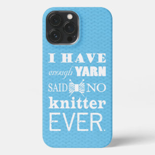 Funda Para iPhone 13 Pro Max Tejer No Suficientes Artesanías Yarn