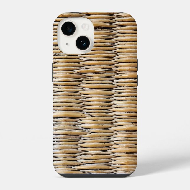 Funda Para iPhone Tejido de Cesta Macro (Reverso )