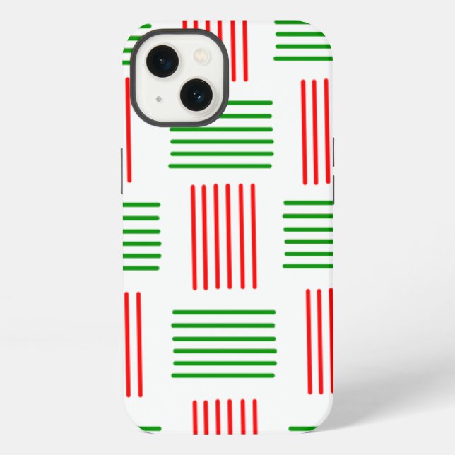 Funda Para iPhone Tejido de Navidad  (Reverso )
