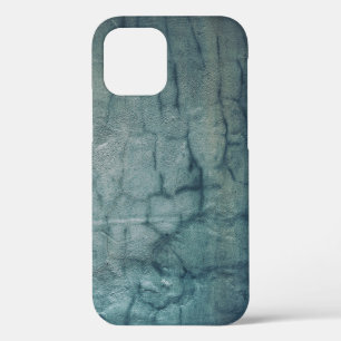 Funda Para iPhone 12 Tejidos azules y blancos con gotitas de agua