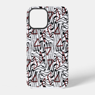 Funda Para iPhone 12 Tela Geométrica: Diseño de patrones artísticos.