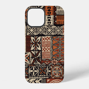 Funda Para iPhone 12 tela tribal al estilo hawaiano tapa abstracto patc