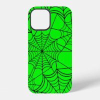 telaraña verde ácida de halloween
