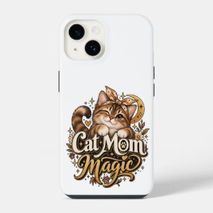 Funda Para iPhone 14 Teléfono Mágico de Mamá de Gato   Iphone Estético 