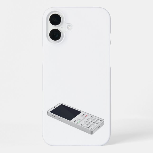 Funda Para iPhone Teléfono móvil blanco (Reverso )