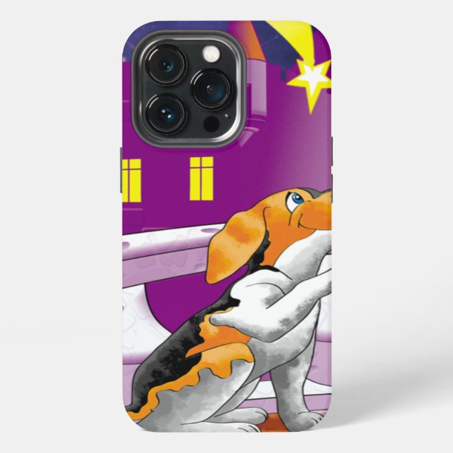 Funda Para iPhone telescopio de perros (Reverso )