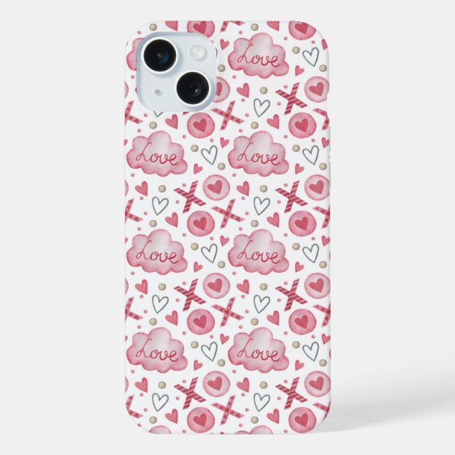 Funda Para iPhone Tema de amor (Reverso )