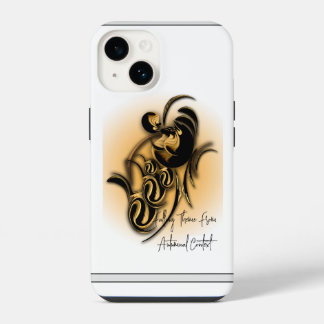 Funda Para iPhone 14 "Tema de la caída desde contexto otoñal", estuche