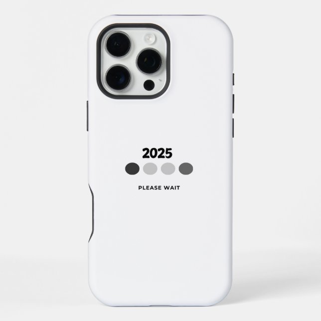 Funda Para iPhone Tema divertido de 2025 (Reverso )