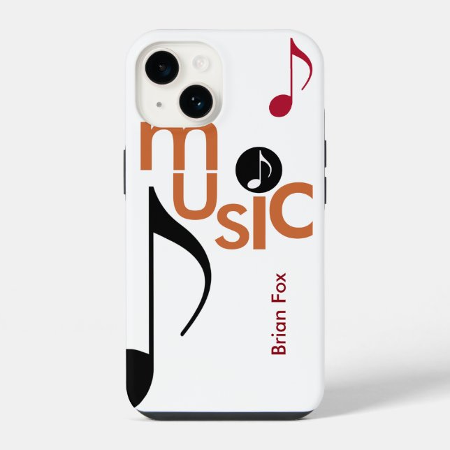 Funda Para iPhone Tema musical de Guay (Reverso )
