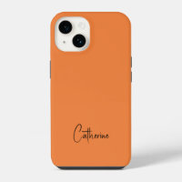 Tendencia Color Naranja Fresco Minimalista