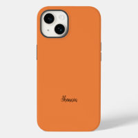 Tendencia Color Naranja Fresco Minimalista