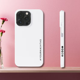 Funda Para iPhone 13 Pro Tendencia moderna Iconos de medios sociales y hash