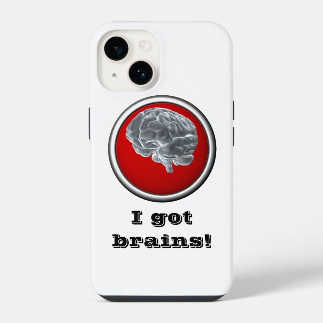 Funda Para iPhone ¡Tengo cerebro! (Reverso )