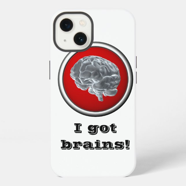 Funda Para iPhone ¡Tengo cerebro! (Reverso )