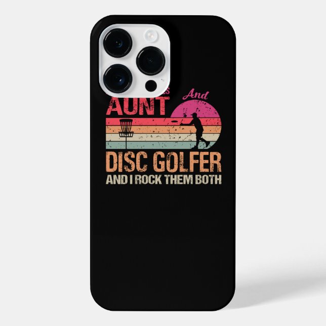 Funda Para iPhone Tengo dos títulos Tía y Disco Golfer Y Roc (Reverso)