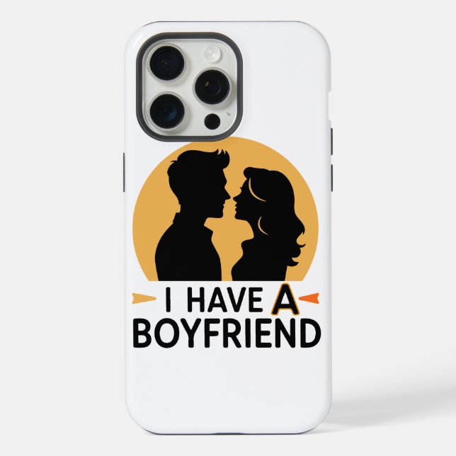 Funda Para iPhone Tengo un novio (Reverso )