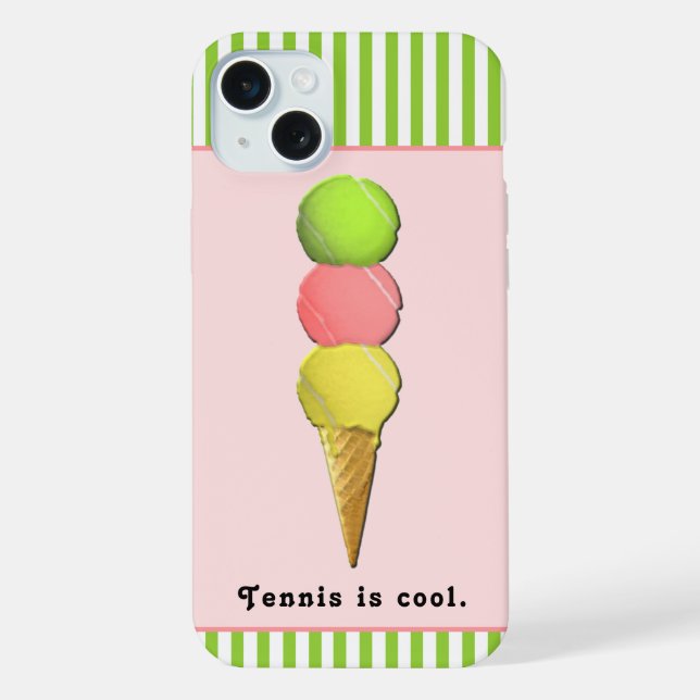 Funda Para iPhone Tenis Divertido (Reverso )