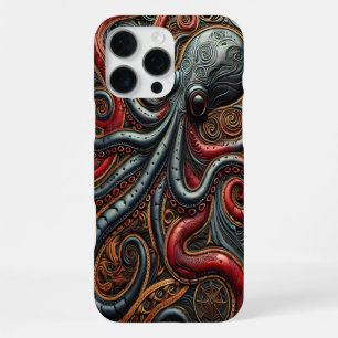 Funda Para iPhone 16 Pro Max Tentáculos giratorios: El pulpo en foco