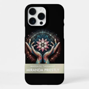 Funda Para iPhone 16 Pro Max Terapia de Masaje Manos Sanadoras Spa de Energía B