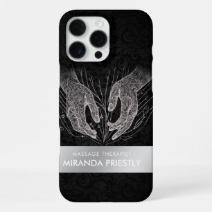 Funda Para iPhone 16 Pro Max Terapia de Masaje Manos Sanadoras Spa de Energía B