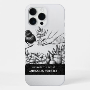Funda Para iPhone 16 Pro Max Terapia de Masaje Manos Sanadoras Spa de Energía B
