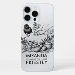 Funda Para iPhone 16 Pro Max Terapia de Masaje Manos Sanadoras Spa de Energía B