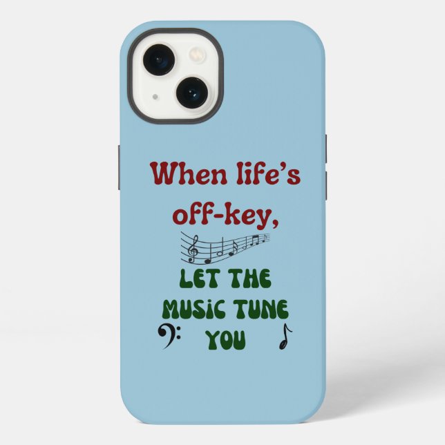 Funda Para iPhone Terapia musical (Reverso )