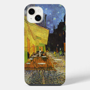 Funda Para iPhone 14 Plus Terraza del Café por la noche Van Gogh