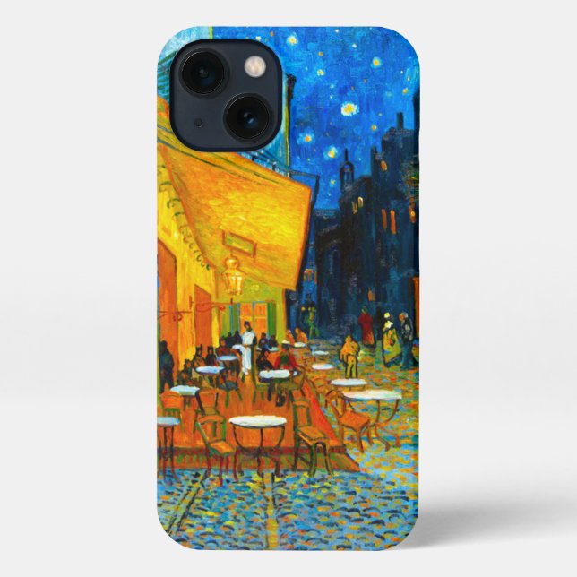 Funda Para iPhone Terraza Van Gogh Café de noche (Reverso )