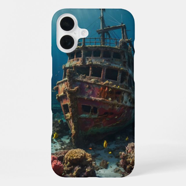 Funda Para iPhone Tesoro hundido (Reverso )