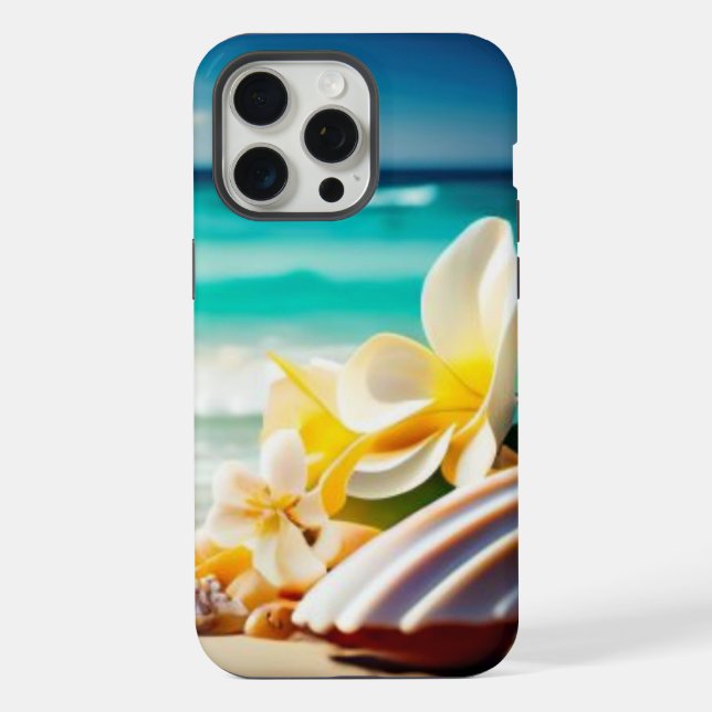 Funda Para iPhone Tesoros de la playa (Reverso )