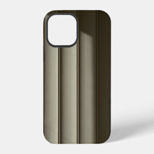 Funda Para iPhone 12 textil a rayas blancas y negras