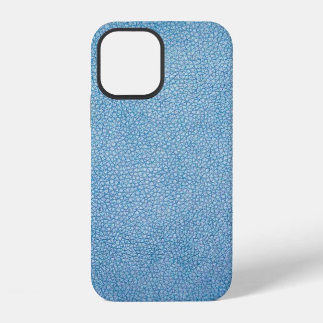 Funda Para iPhone textil azul (Reverso )