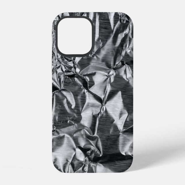 Funda Para iPhone textil de plata (Reverso )