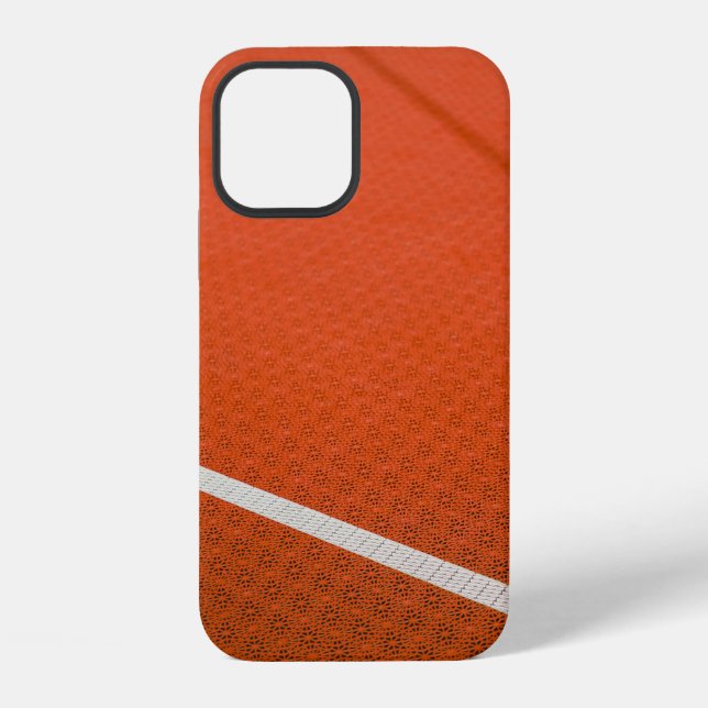 Funda Para iPhone textil naranja y blanco (Reverso )
