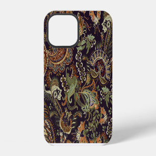 Funda Para iPhone 12 Textil Paisley Colorful: Diseño de cosecha étnica