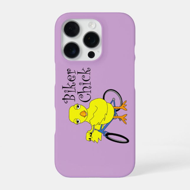 Funda Para iPhone Texto de clave de bicicleta (Reverso)