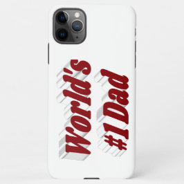 Funda Para iPhone 11Pro Max Texto de papá burgundy