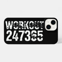 Texto grabado y desgastado Workout 247365 white