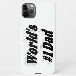 Funda Para iPhone 11Pro Max Texto negro de papá