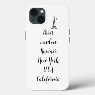 Texto personalizado diseño moderno tendencia paris