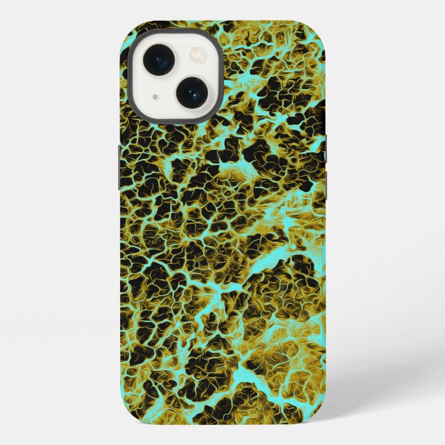 Funda Para iPhone Textura abstracta única (Reverso )